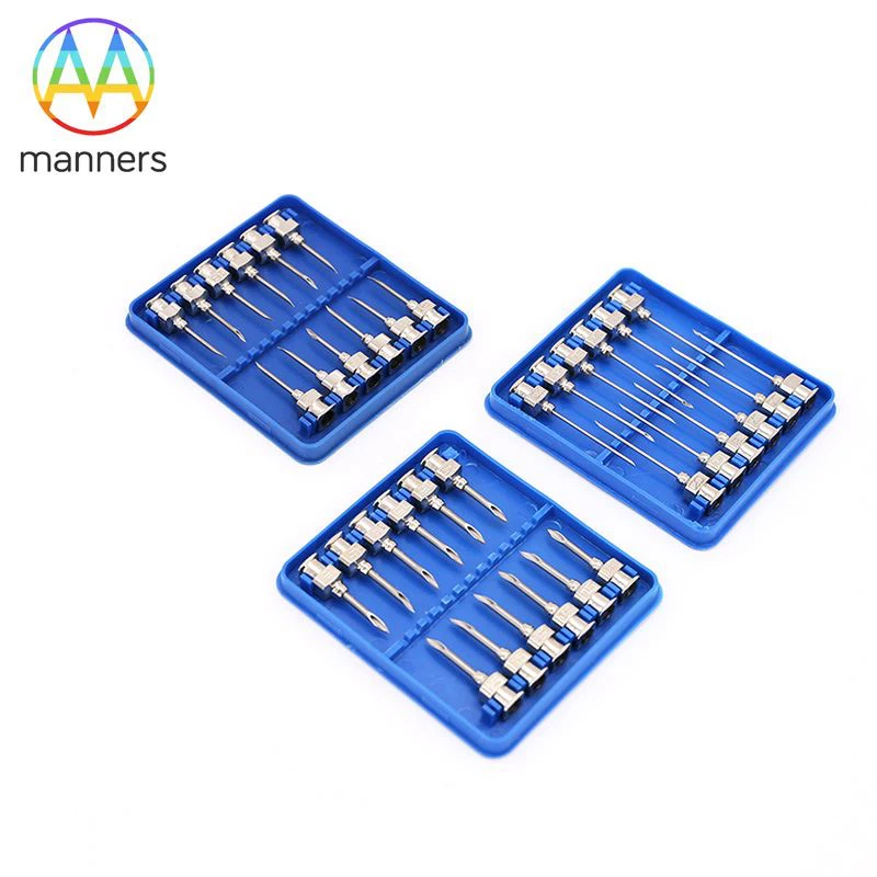 El client d'Espanya 3000 Pcs personalitzat Luer Lock Metal Hub Agulla veterin...