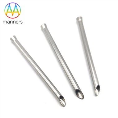 Agulles de perforació del cos humà d'acer inoxidable