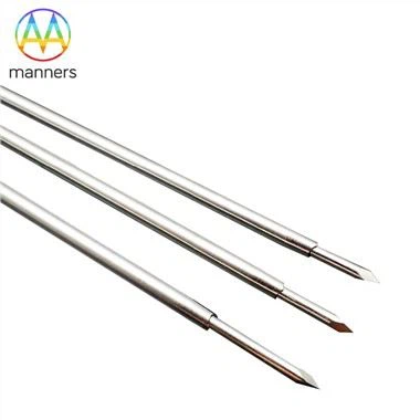 Trocar d'acer inoxidable EchoTip Agulles