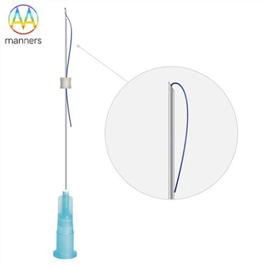 18G 19G 21G 100 mm Tipus d'aixecament facial Agulla de fil PDO de sutura de pues
